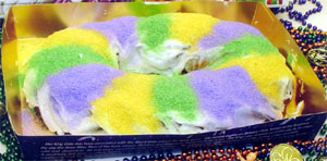A King Cake from Maurice's