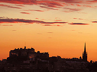 Edinburgh sunset